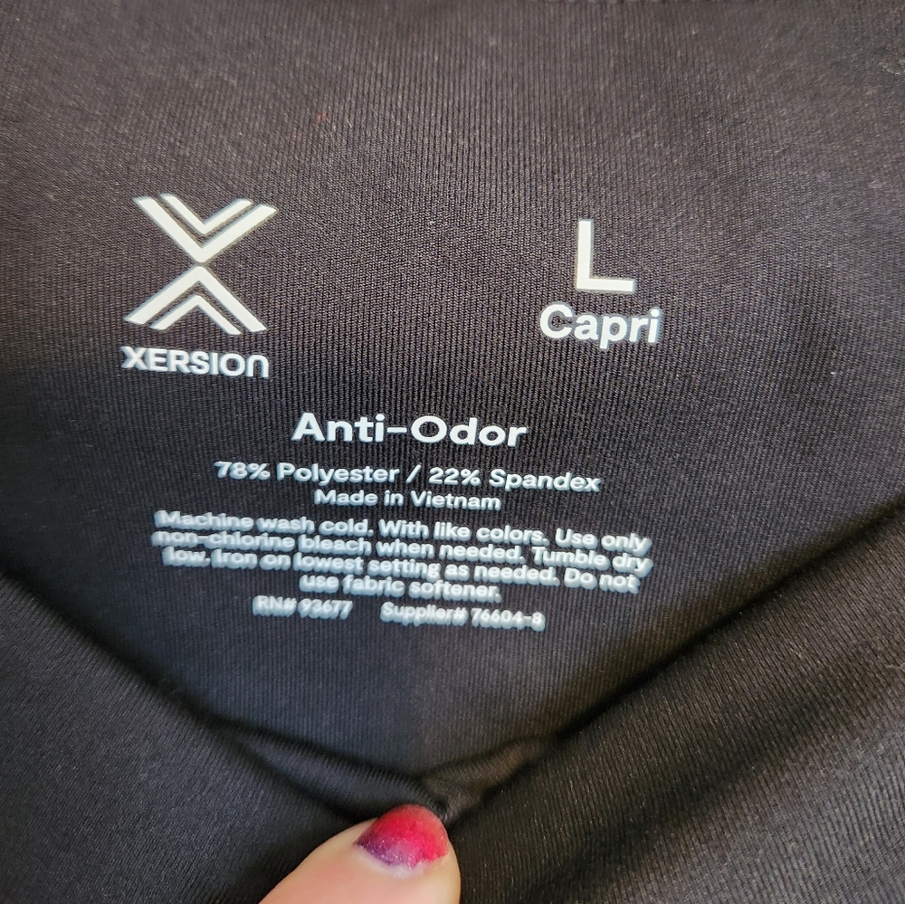 NWT Xersion Anti Odor Pants.  Size L - Picture 2 of 5